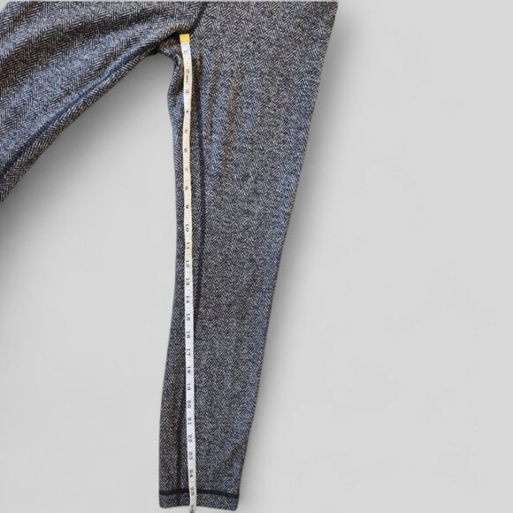 Lululemon High Times Pant Herringbone Black Heathered Sz 4 Tights Leggings - Picture 10 of 11